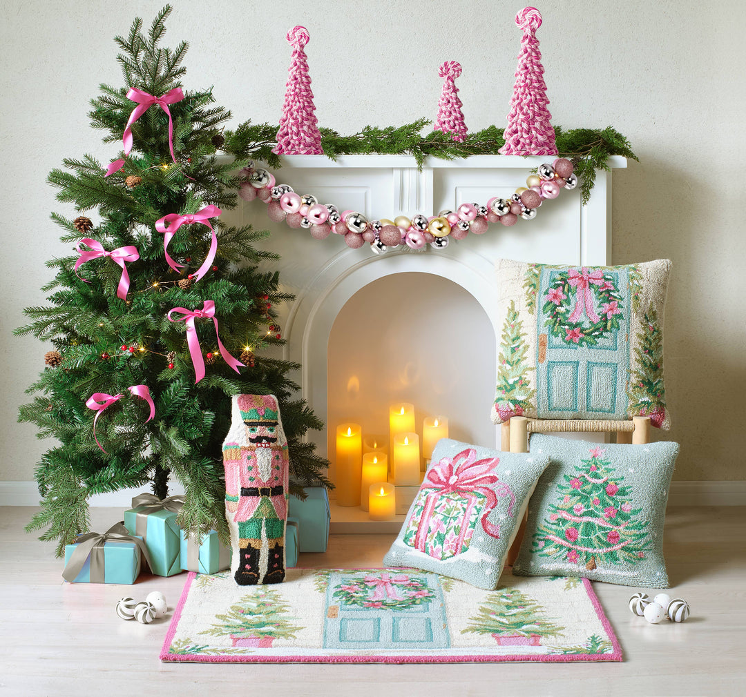 Pink Nutcracker Hook Cushion