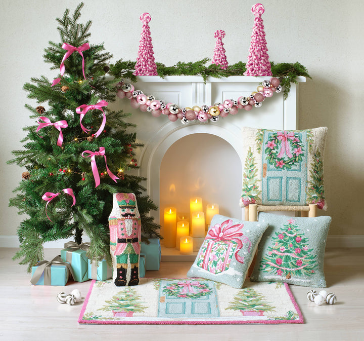 Pink Nutcracker Hook Cushion