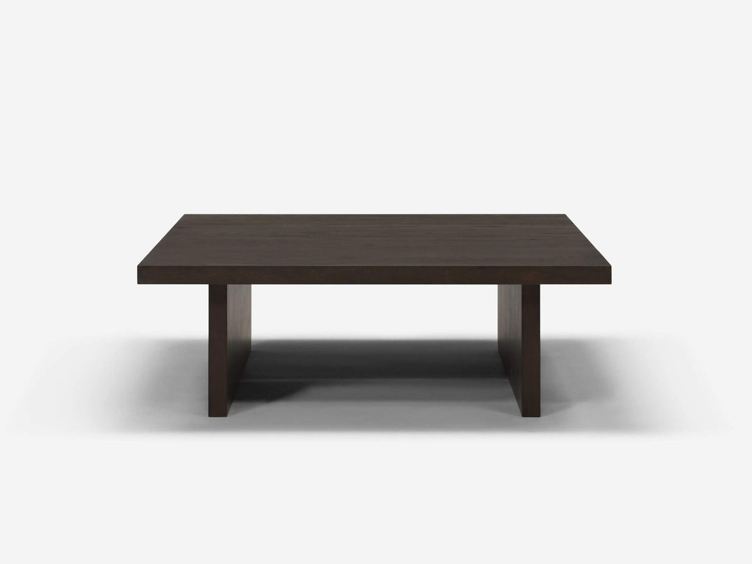Homework Square Coffee Table in Smoked Oak
