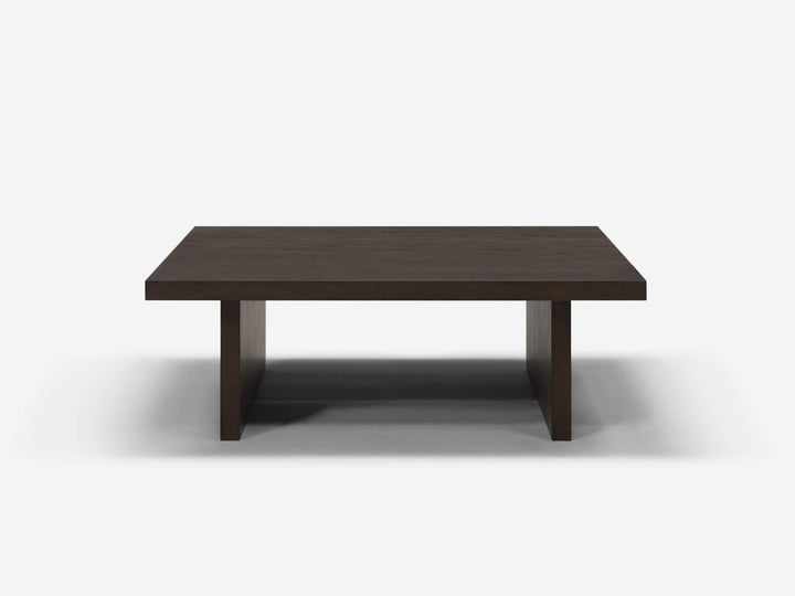 Homework Square Coffee Table in Smoked Oak