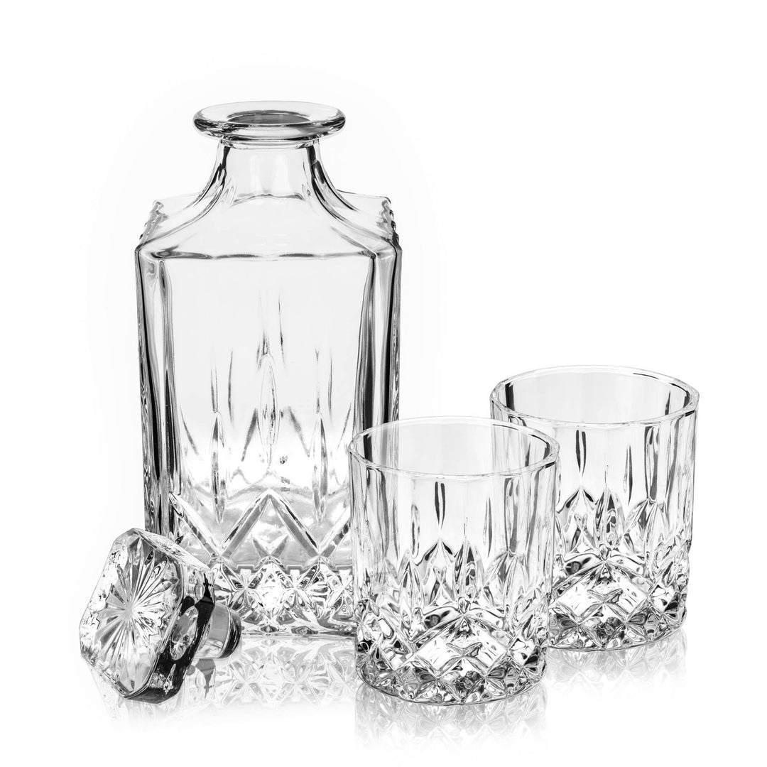 Admiral Crystal Whiskey Decanter Set