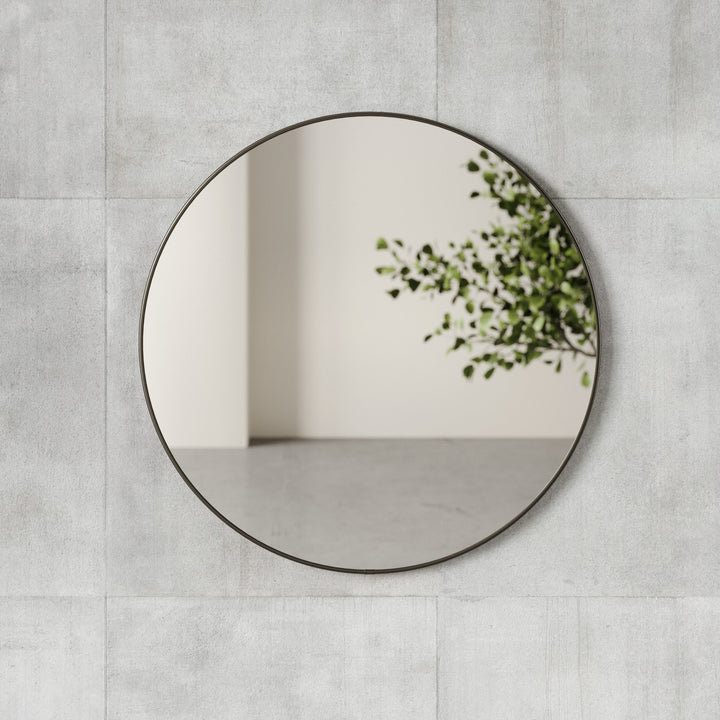 Wall Mirrors | color: Metallic-Titanium | size: 34"""" (86 cm)