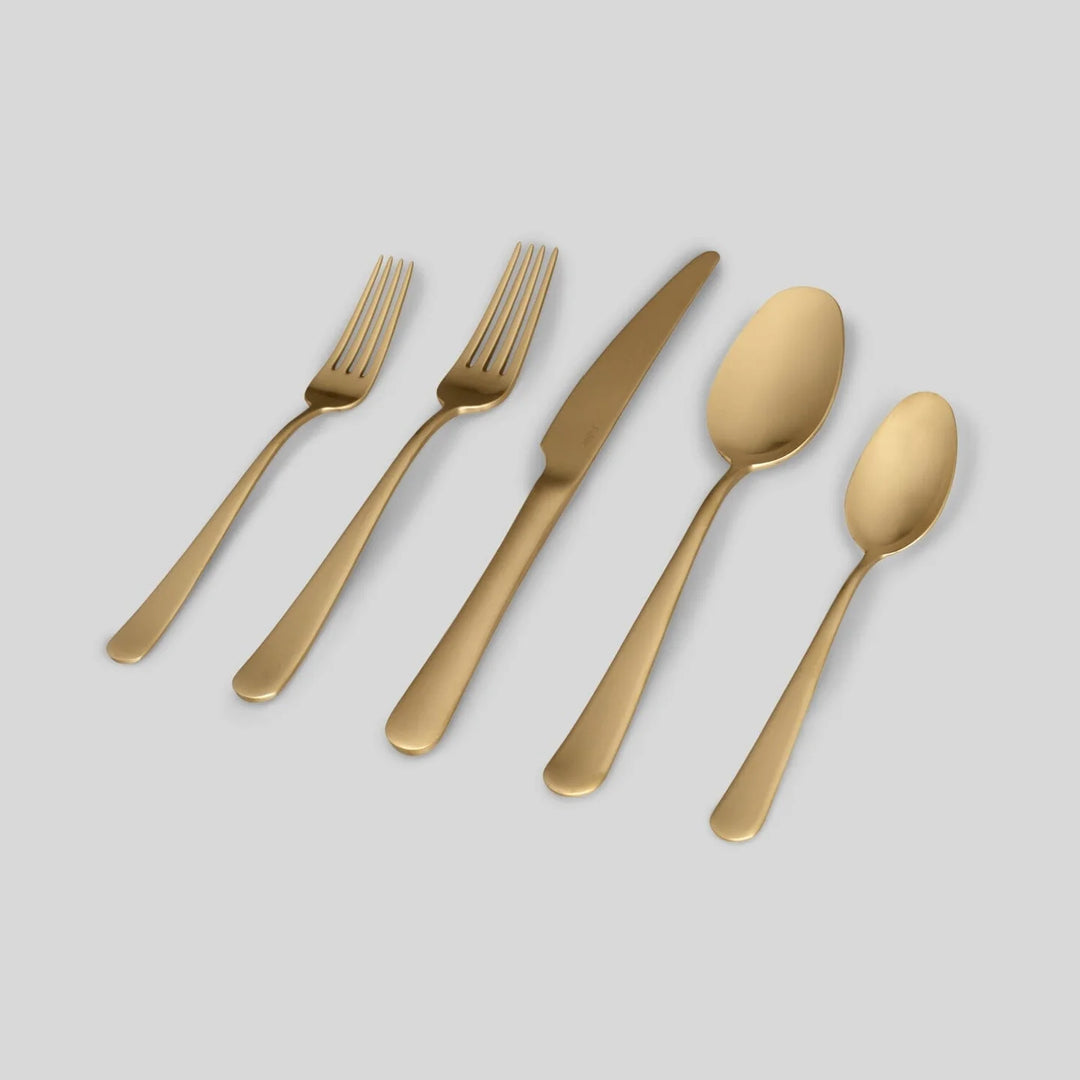 Flatware Set - Matte Gold