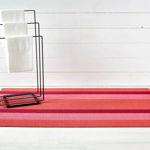 Bold Stripe Shag Doormat Punch 36"x 60"