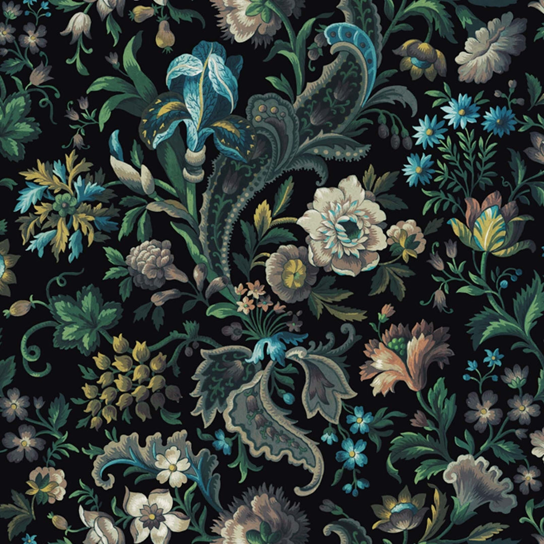 FLORIKA Wallpaper, Onyx | House of Hackney