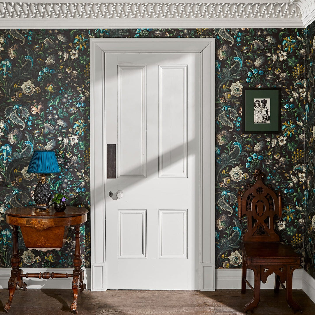 FLORIKA Wallpaper, Onyx | House of Hackney
