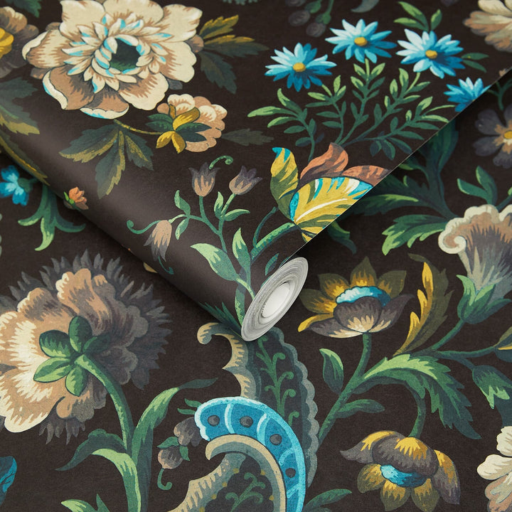 FLORIKA Wallpaper, Onyx | House of Hackney