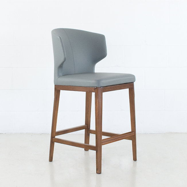 The Gather Counter Stool with Wood Base