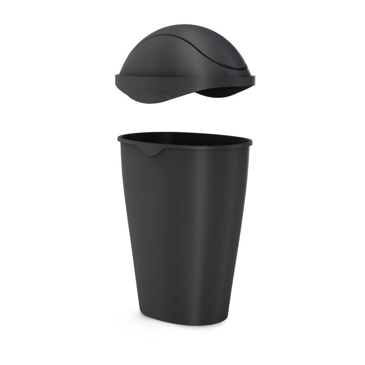 Kitchen Trash Cans | color: Black