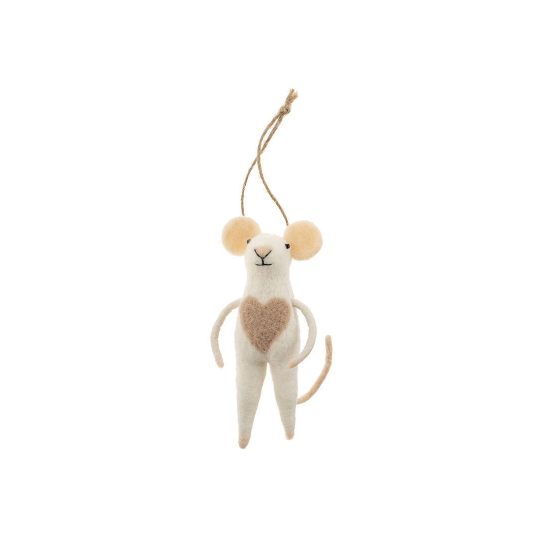 Felt Mice Heartful