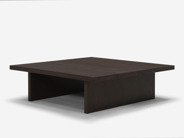 Homework Square Coffee Table in Smoked Oak
