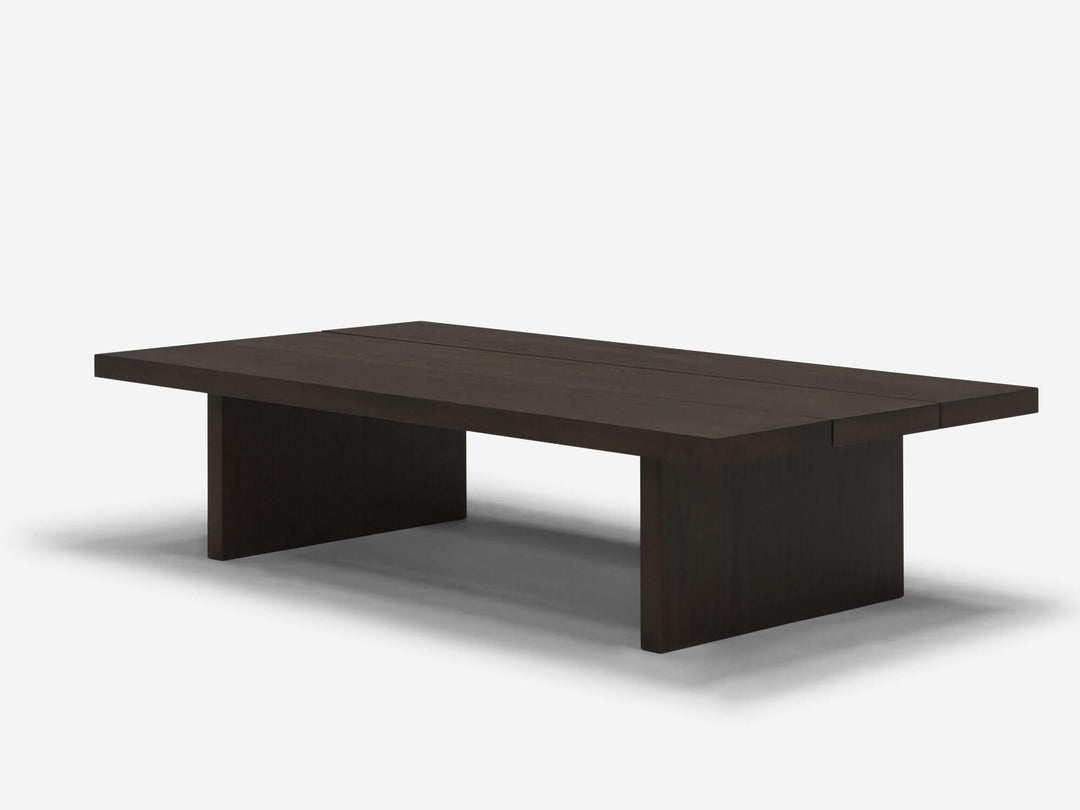 Homework Rectangular Coffee Table in Smoked Oak