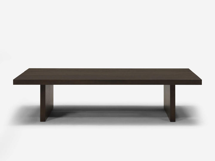 Homework Rectangular Coffee Table in Smoked Oak