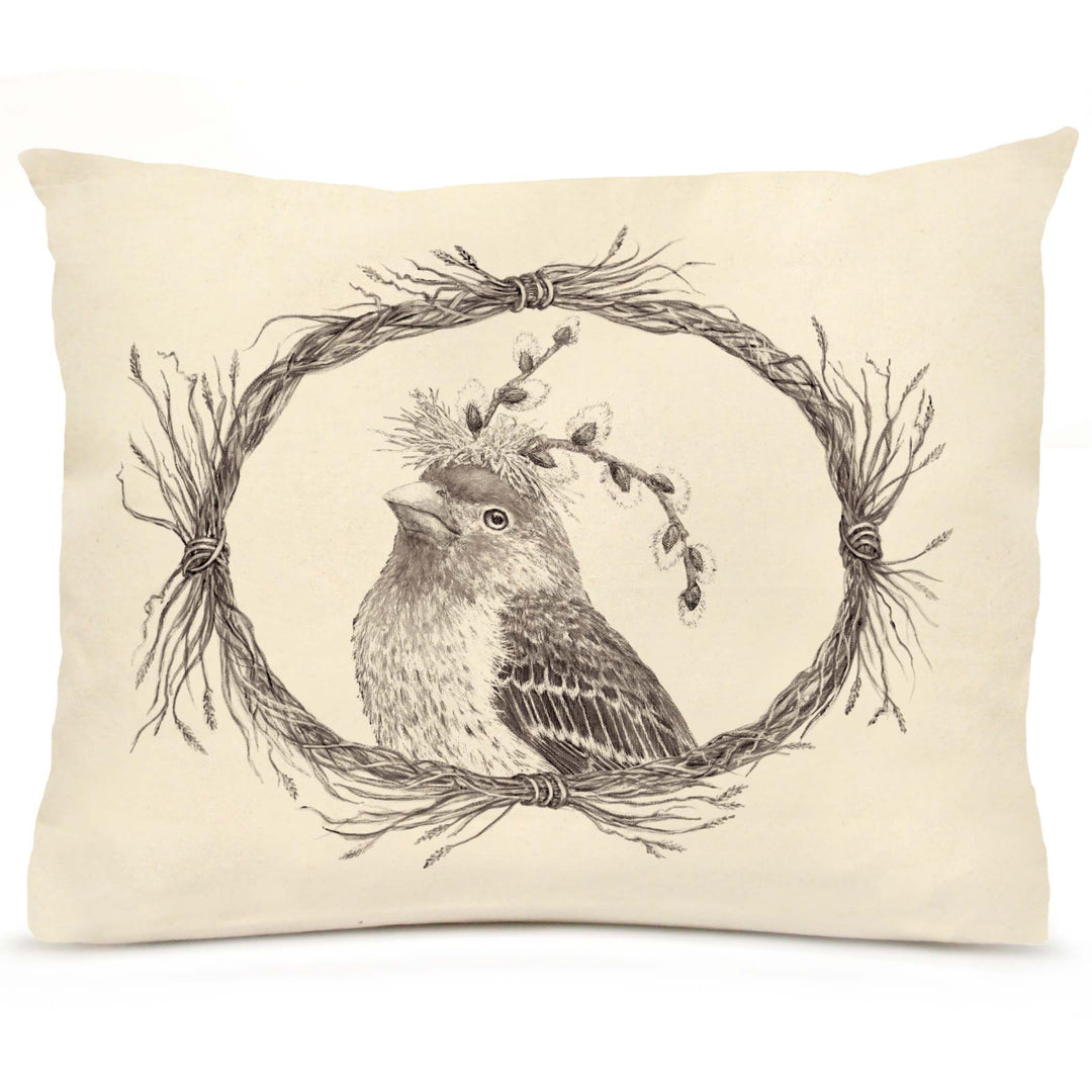 Howard the Housefinch Cushion