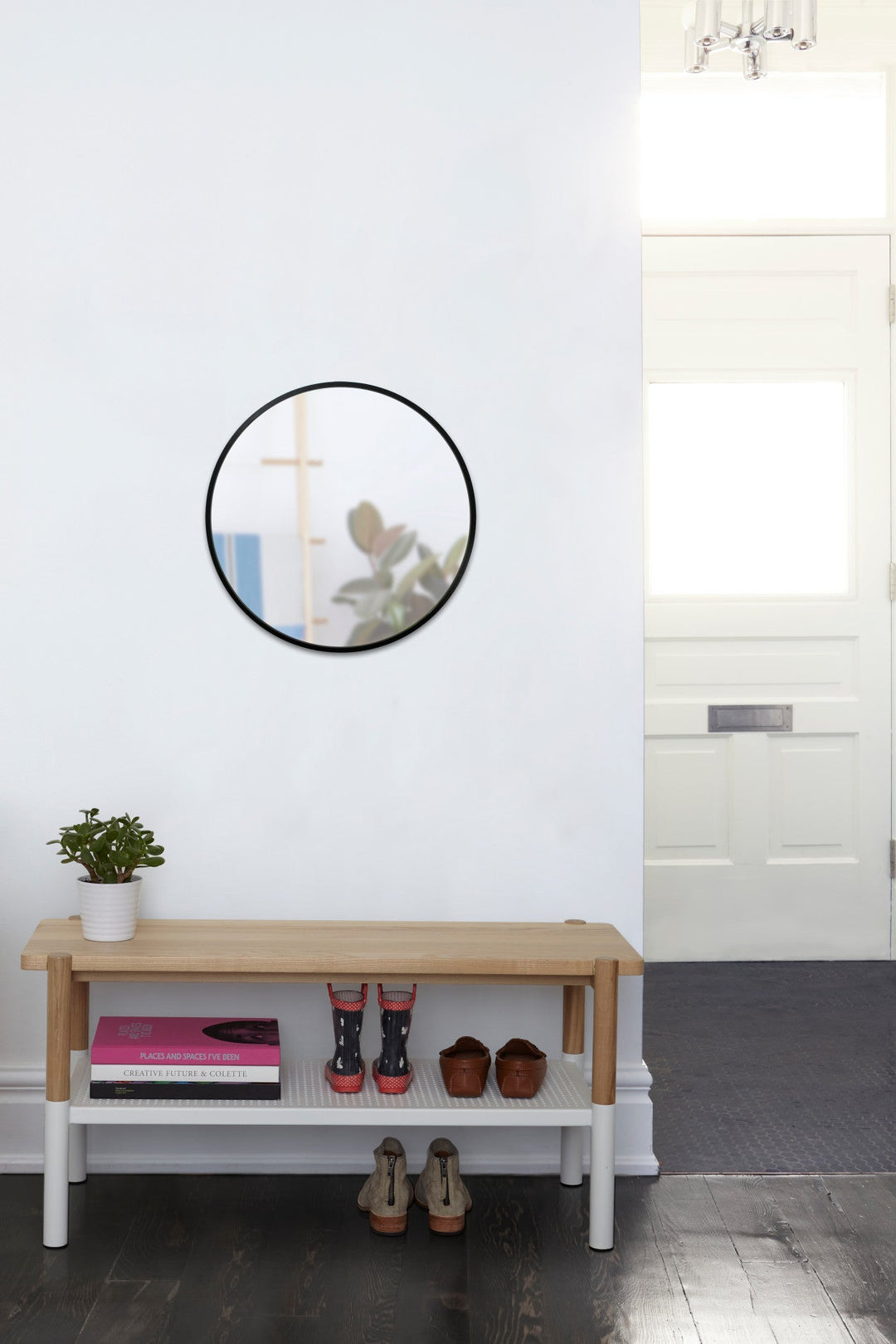 Wall Mirrors | color: Black | size: 24"""" (61 cm)