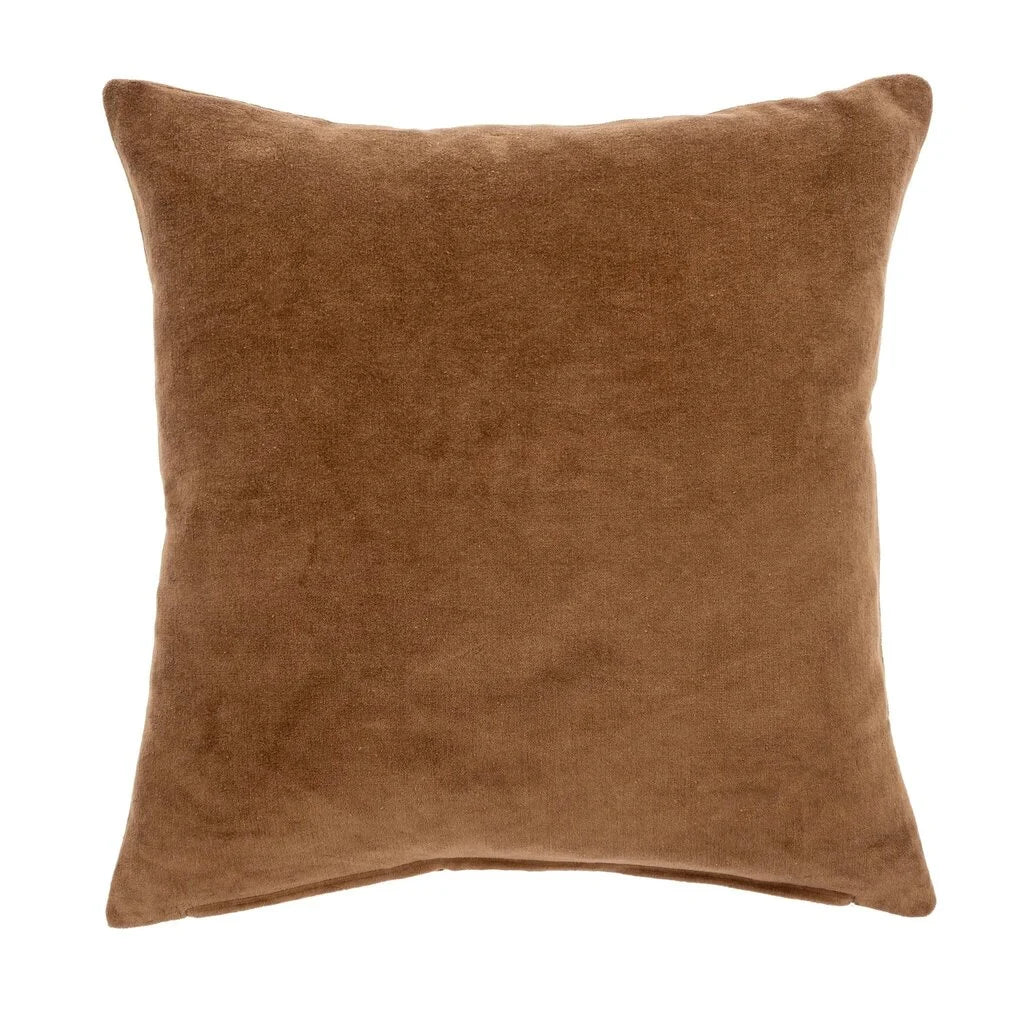 Vera Velvet Cushion, Sienna 18x18