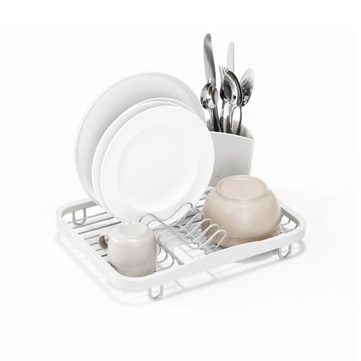 Dish Racks | color: White-Nickel