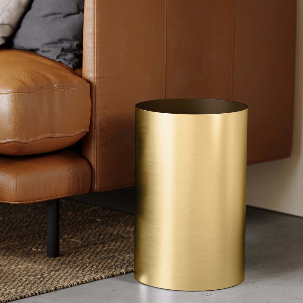 Bathroom Trash Cans | color: Matte-Brass | Hover