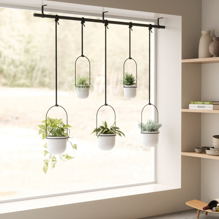 Hanging Planters | color: White-Black | Hover