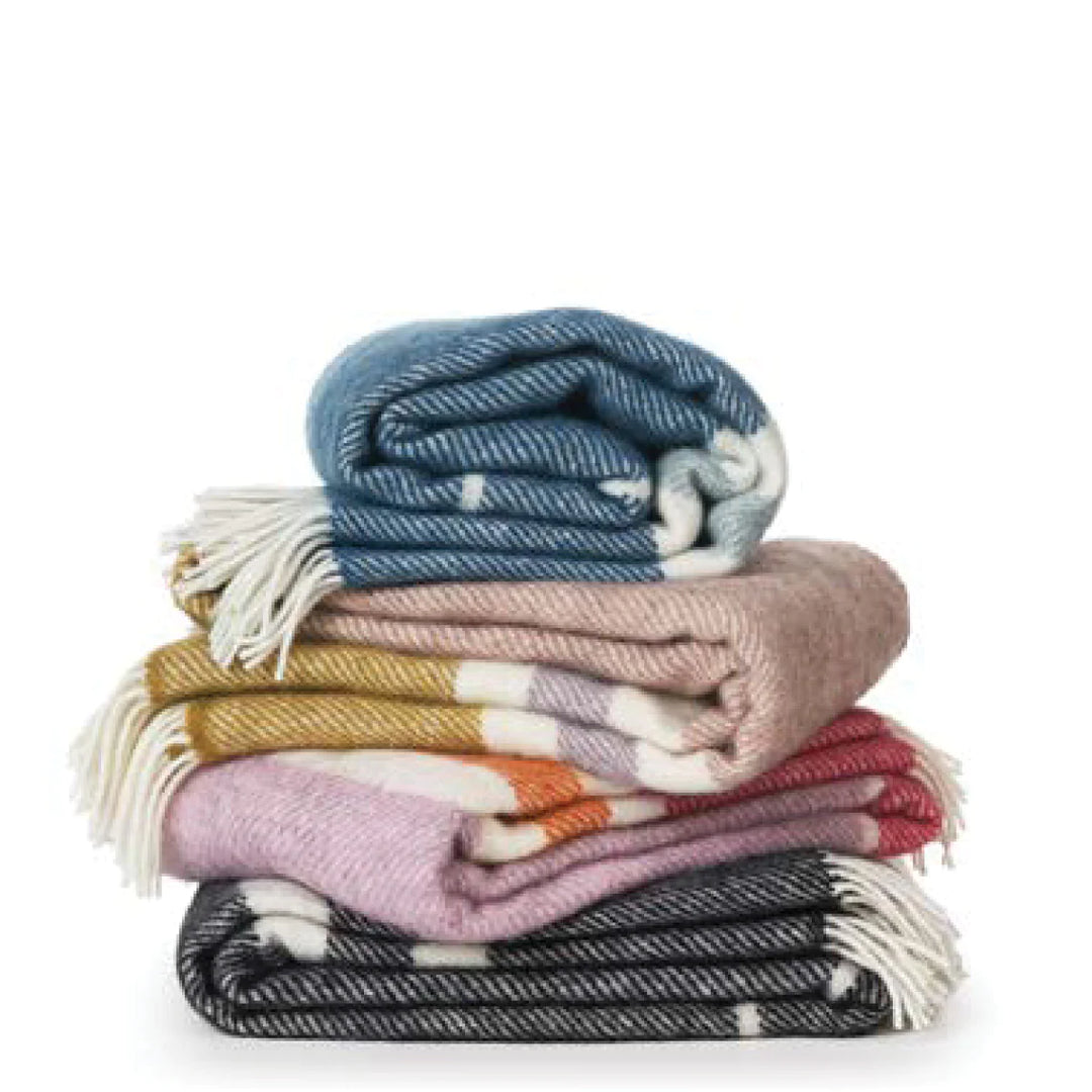 Klippan Gotland Throw Blanket Stripe Pastel