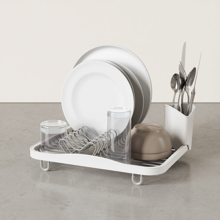 Dish Racks | color: White-Nickel | https://player.vimeo.com/video/420791185