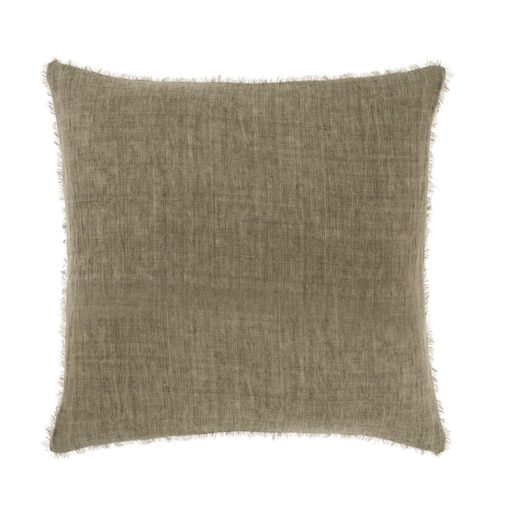 Lina Linen Cushion - Shadow, 20"x20"