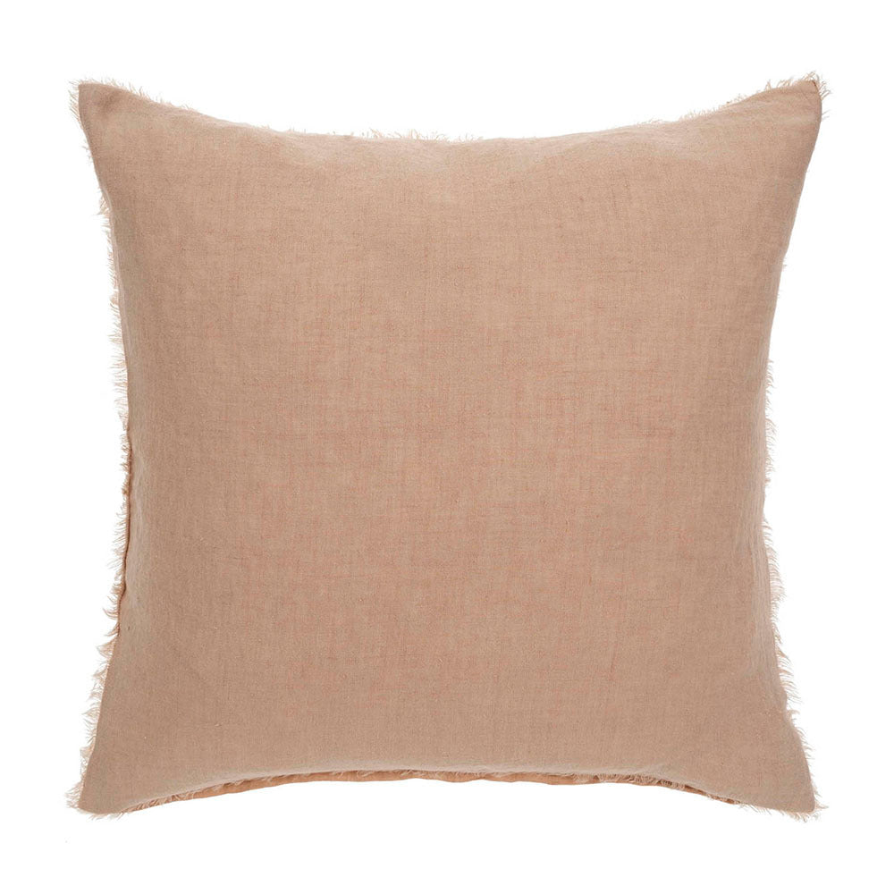 Lina Linen Cushion - Peony, 24"x24"