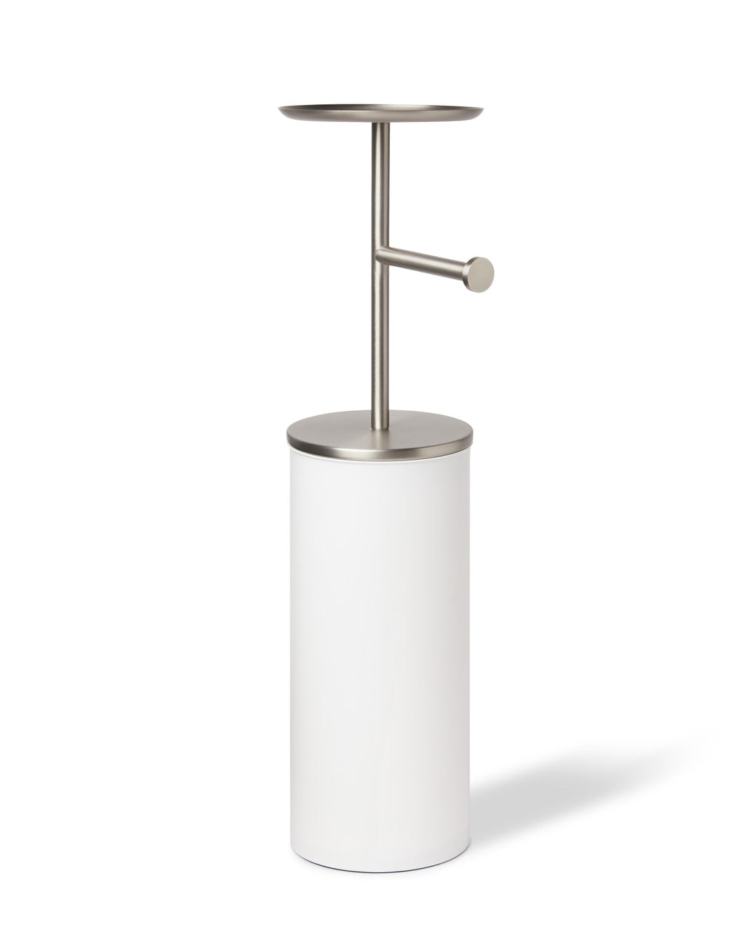 Toilet Paper Stands | color: White-Nickel