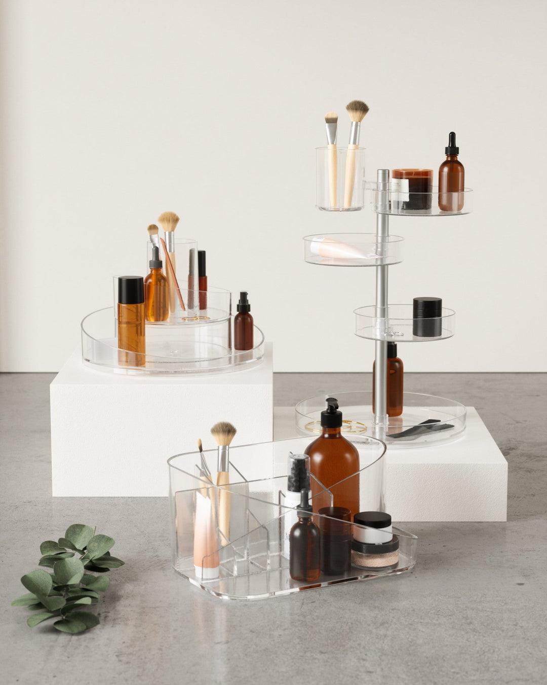 Cosmetic Organizers | color: Clear