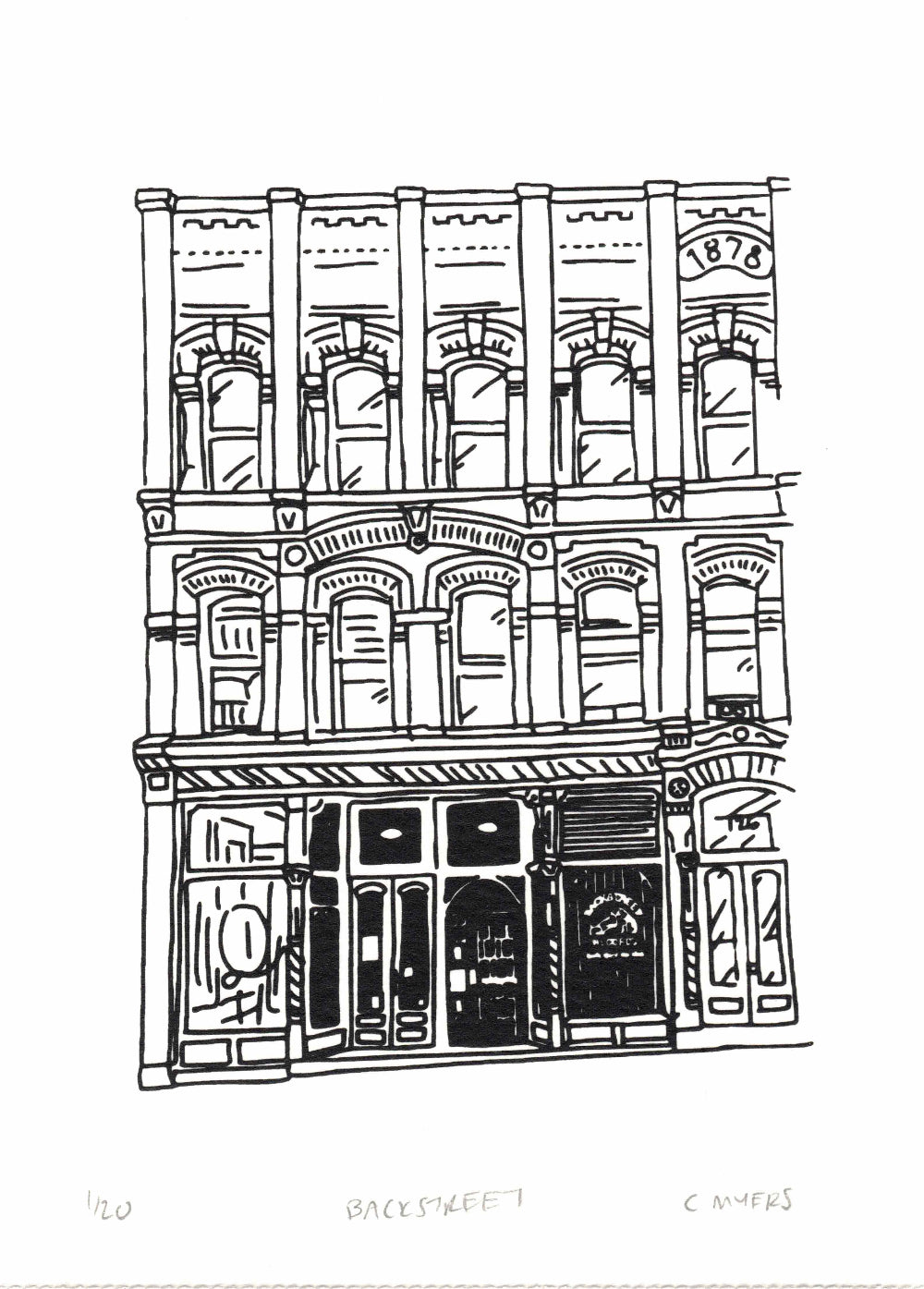 Backstreet Records | Silkscreen Art Print by Christiana Myers