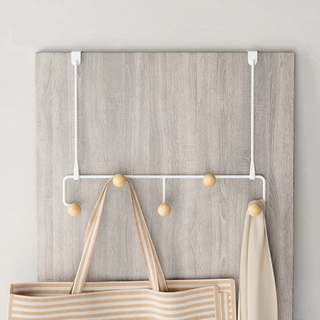 Over The Door Hooks | color: White-Natural