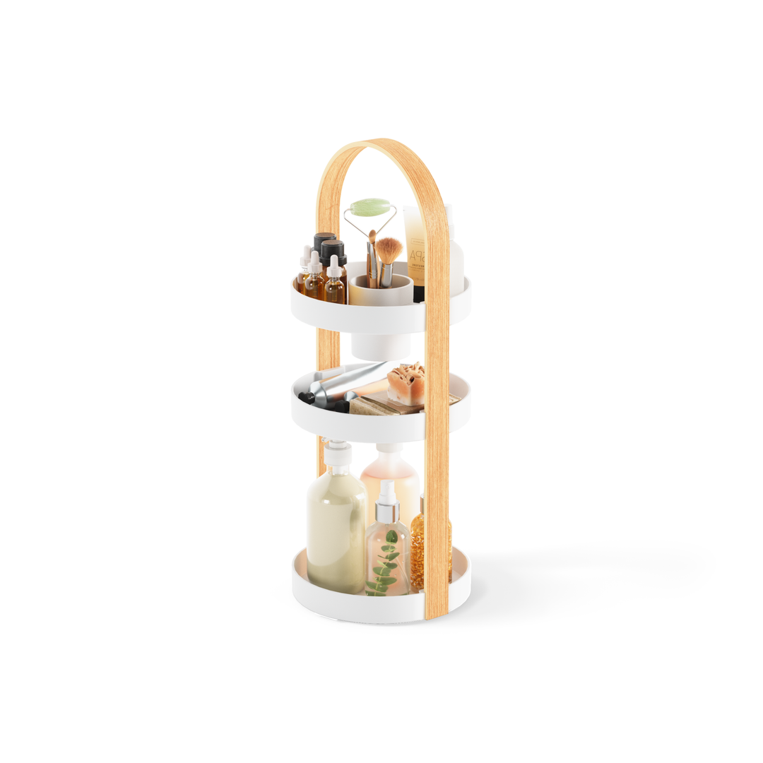 Cosmetic Organizers | color: White-Natural