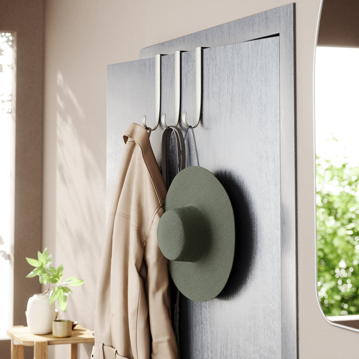 Over The Door Hooks | color: Black-Nickel