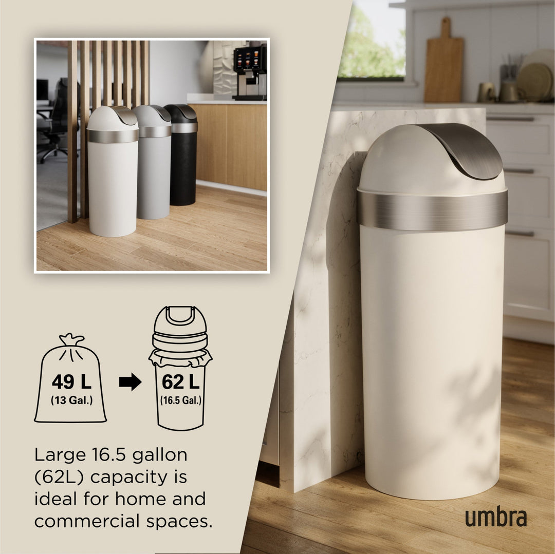 Kitchen Trash Cans | color: Sand