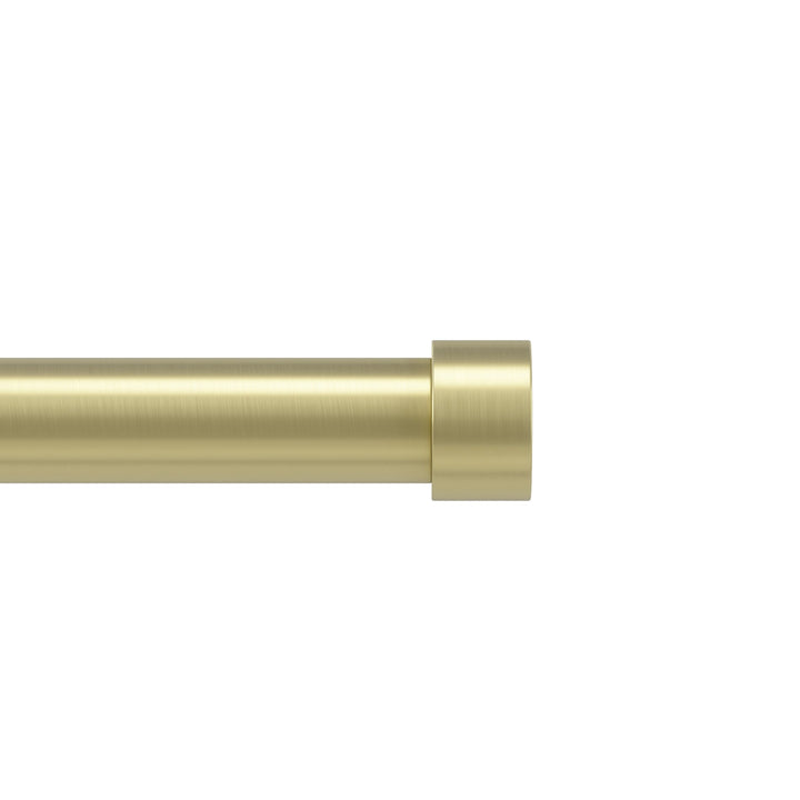 Single Curtain Rods | color: Gold | size: 120-180"""" (305-457 cm) | diameter: 1"""" (2.5 cm)