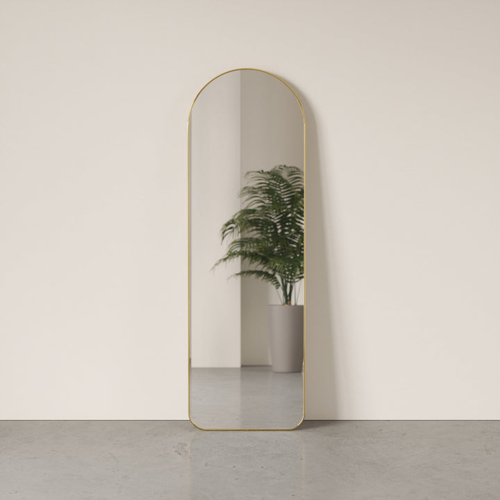 Wall Mirrors | color: Brass