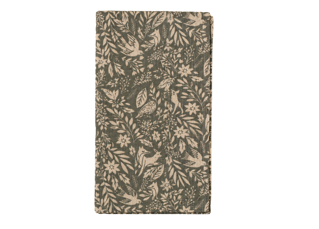 Wildwood Tea Towel, Green
