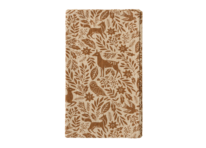 Wildwood Tea Towel, Tawny