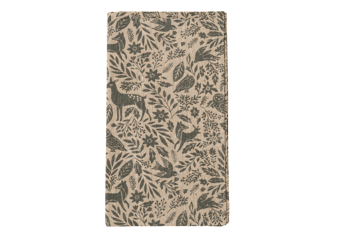 Wildwood Tea Towel, Green