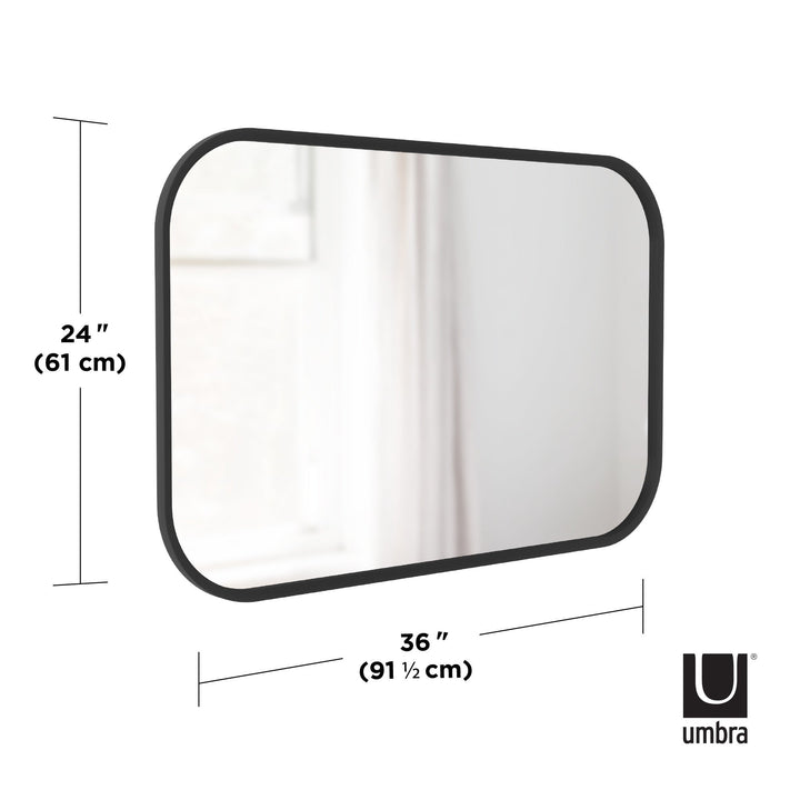 Wall Mirrors | color: Black | size: 24x36"""" (61x91 cm)