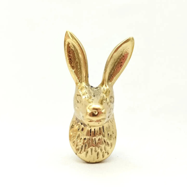 Brass Rabbit Knob