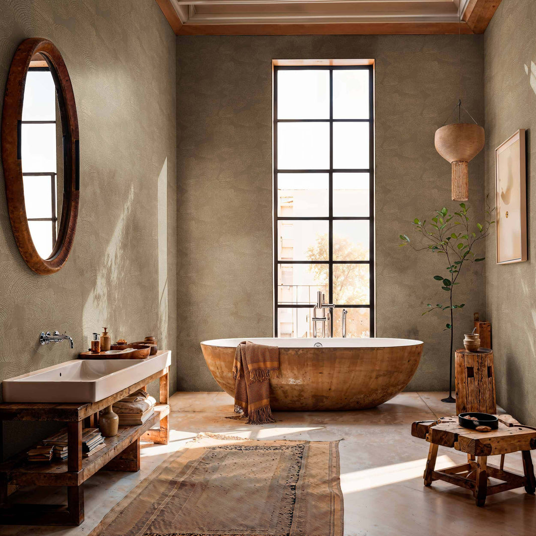 BRAND NEW Coordonne Rif Relief Stone Wallpaper, 1 roll