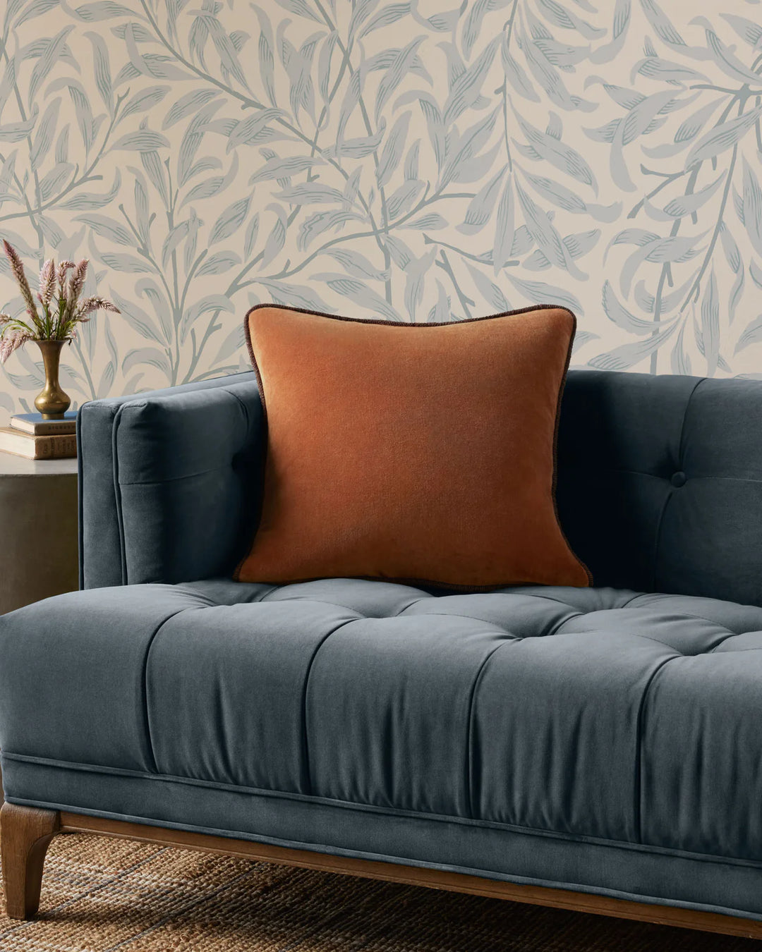 Velvet Rust Cushion