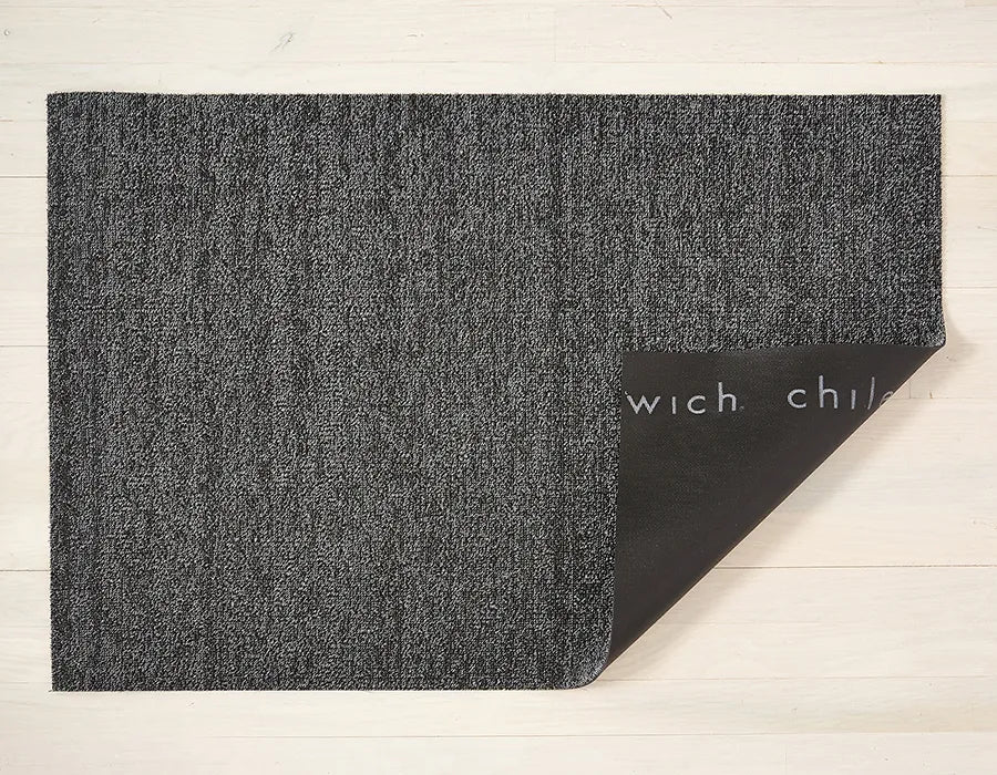 24"x36" Solid Shag Mat Grey by Chilewich