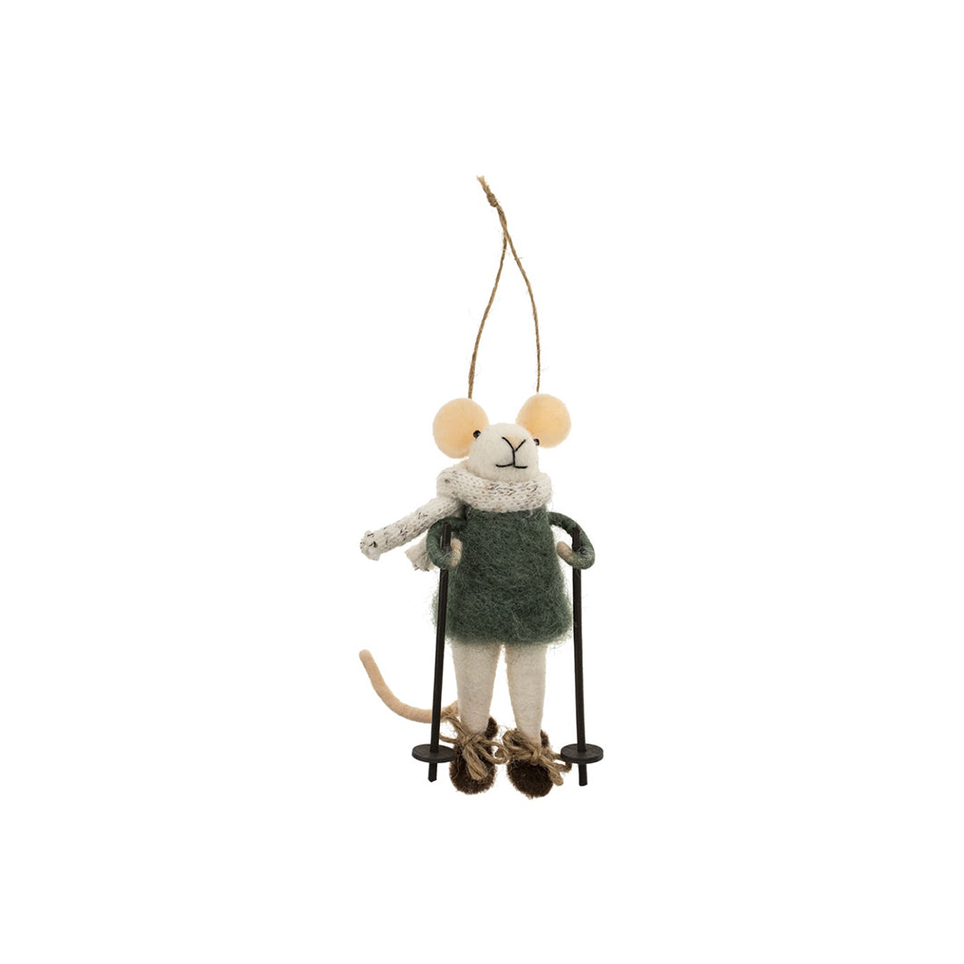 Felt Mice Snowshoe Silas