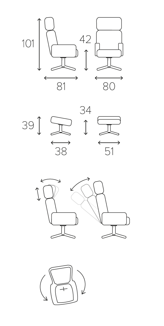 Timeout High Chair & Footstool