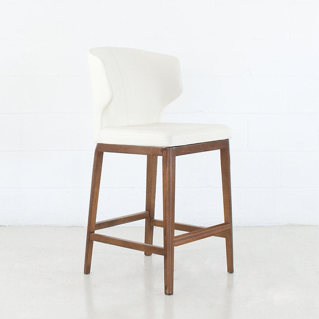 The Gather Counter Stool with Wood Base