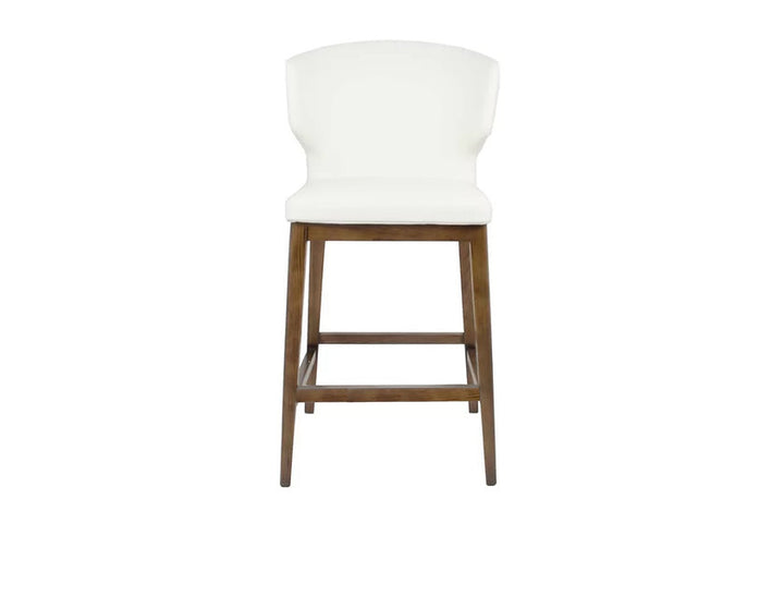 The Gather Counter Stool with Wood Base