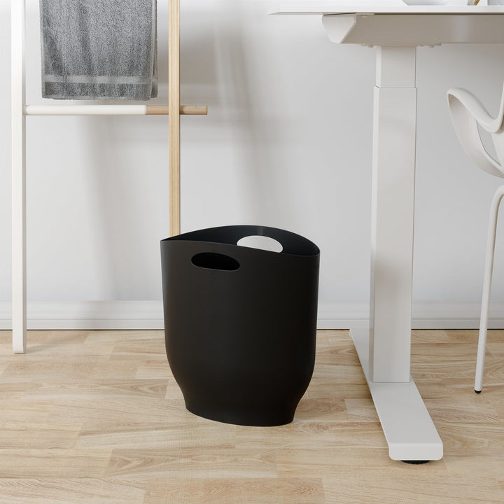 Bathroom Trash Cans | color: Black | Hover