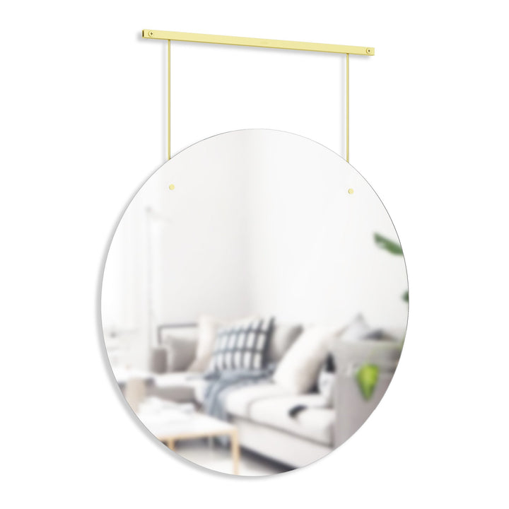 Wall Mirrors | color: Brass